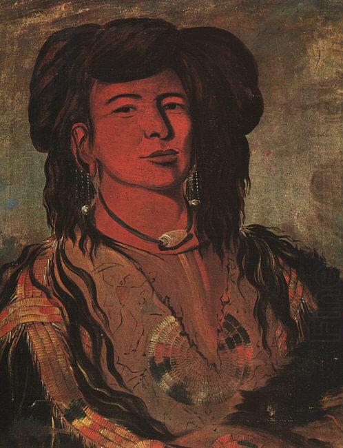 George Catlin The Dakota Chief : One Horn china oil painting image